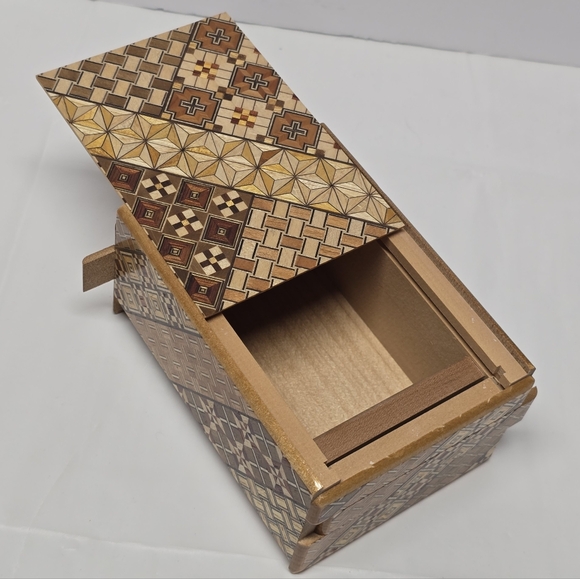 Hakone Other - Japanese Wooden Puzzle Secret Box Hakone Yosegi 8-10 Steps Traditional Asian
